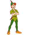 Ausmalbilder von Peter Pan 2